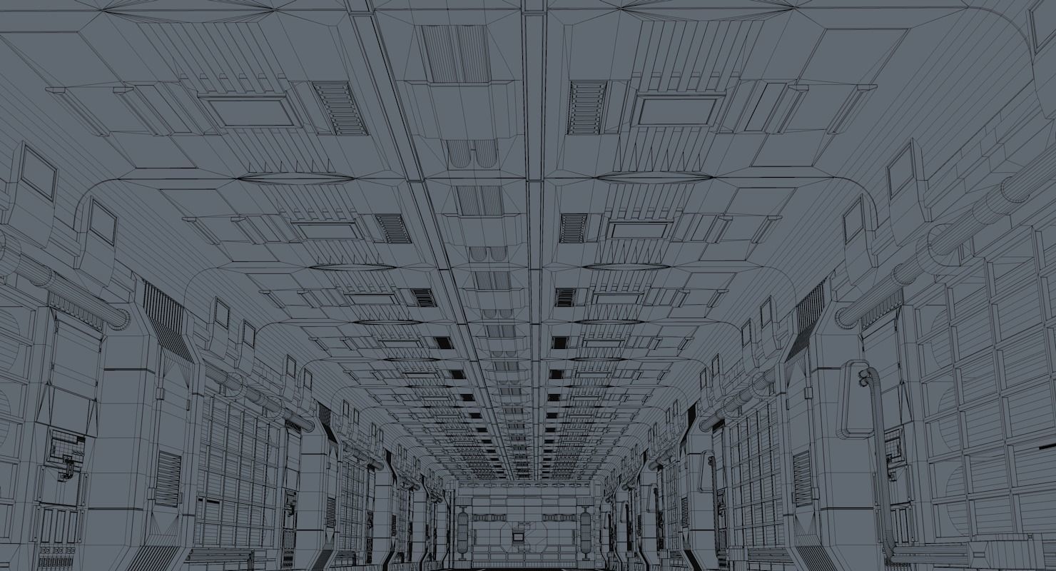 Sci Fi Interior  3D model_12