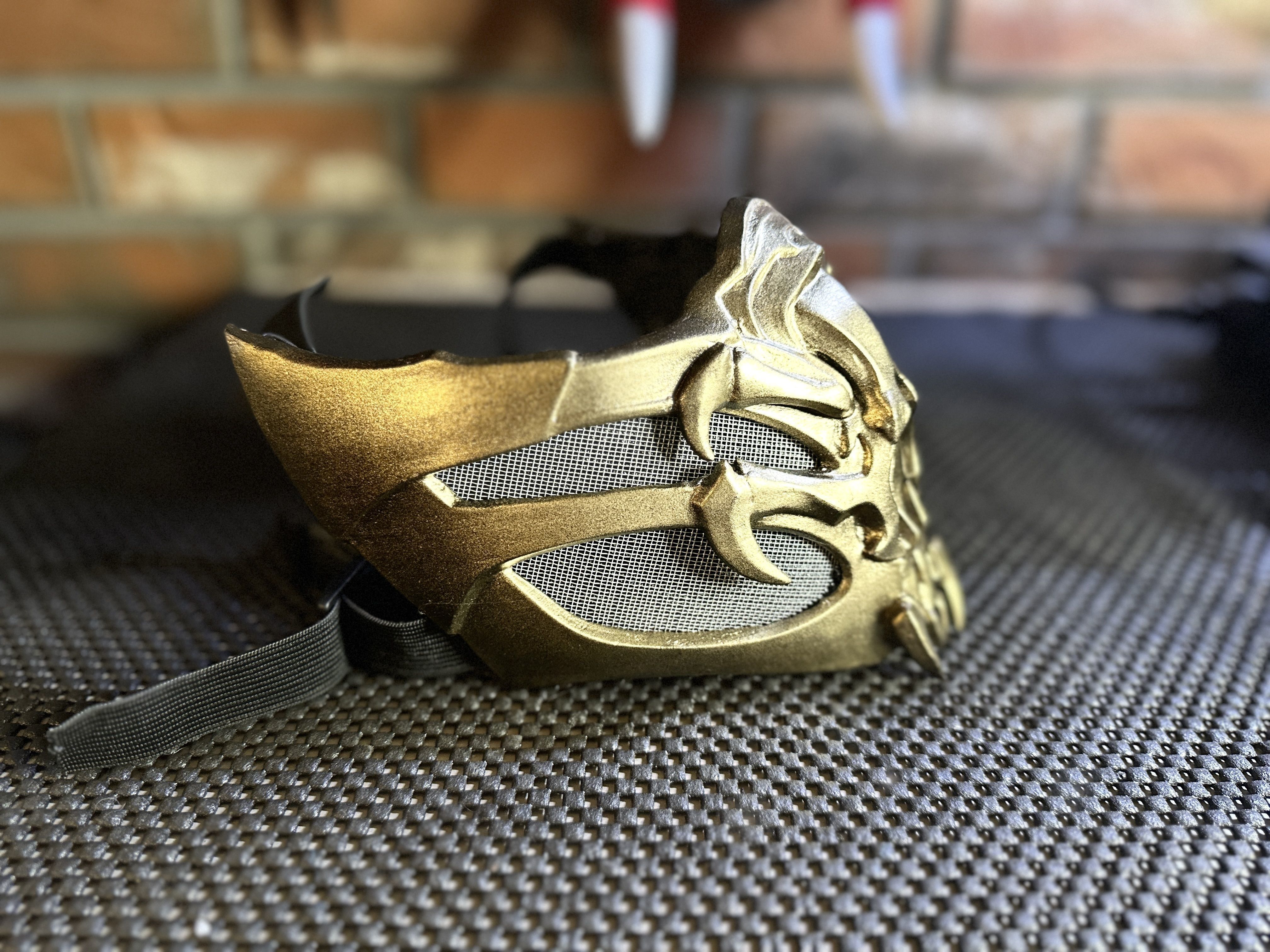 Scorpion mask from Mortal Kombat 11 - Demonic warrior 3D print model_18