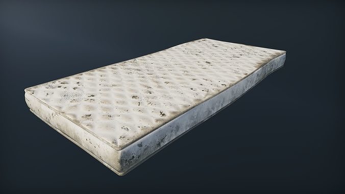 Old Dirty Mattress Low-poly 3D model
