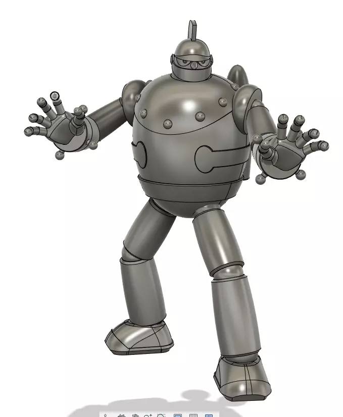 classic tetsujin 28 3d printing model 3D print model_0