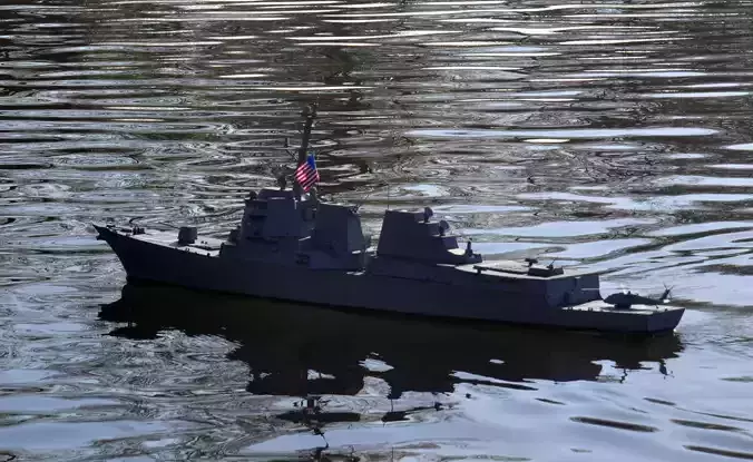 1 96 Arleigh Burke DDG RC Model Ship 3D print model