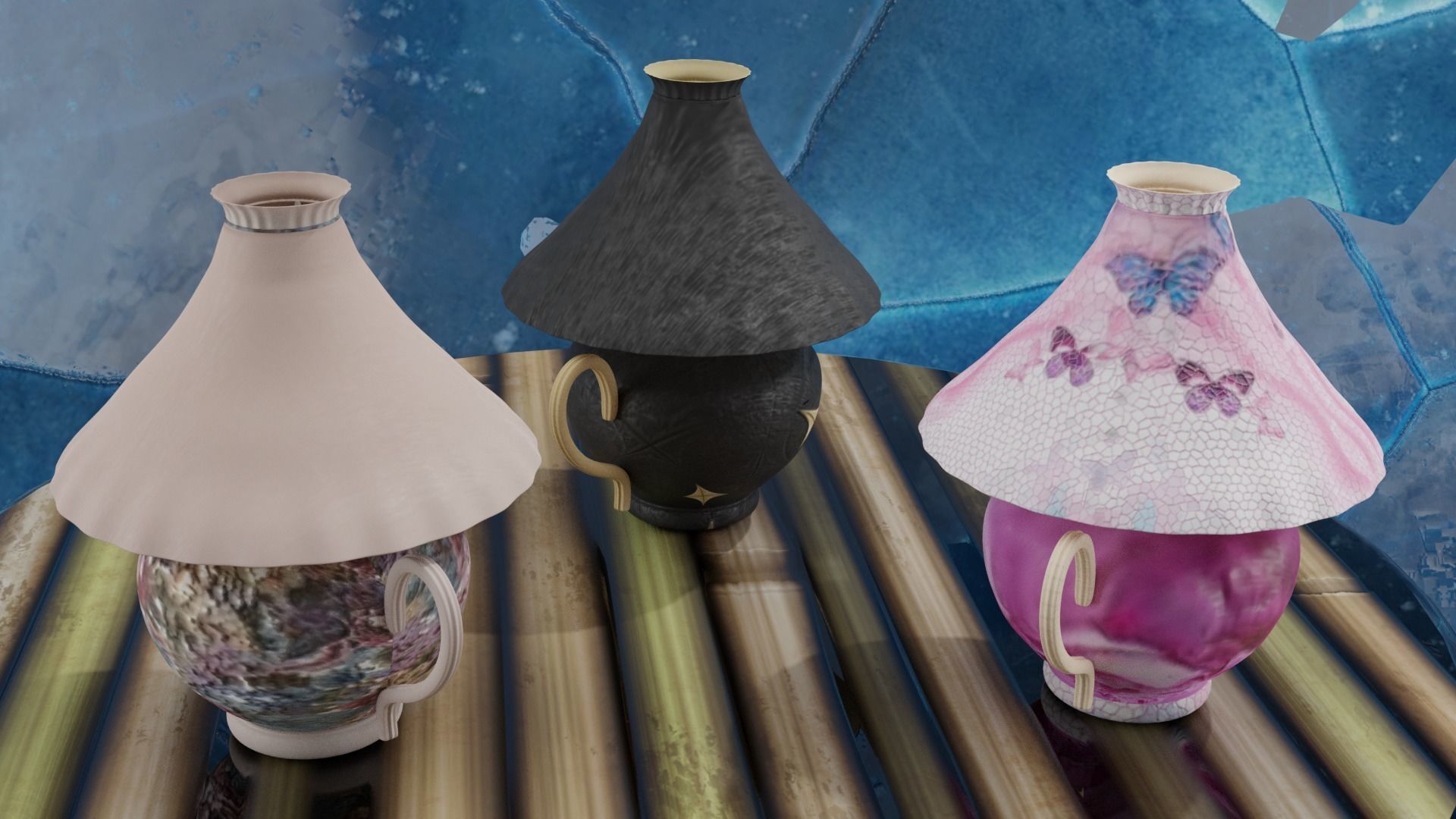 Table Lamps 3D model_1