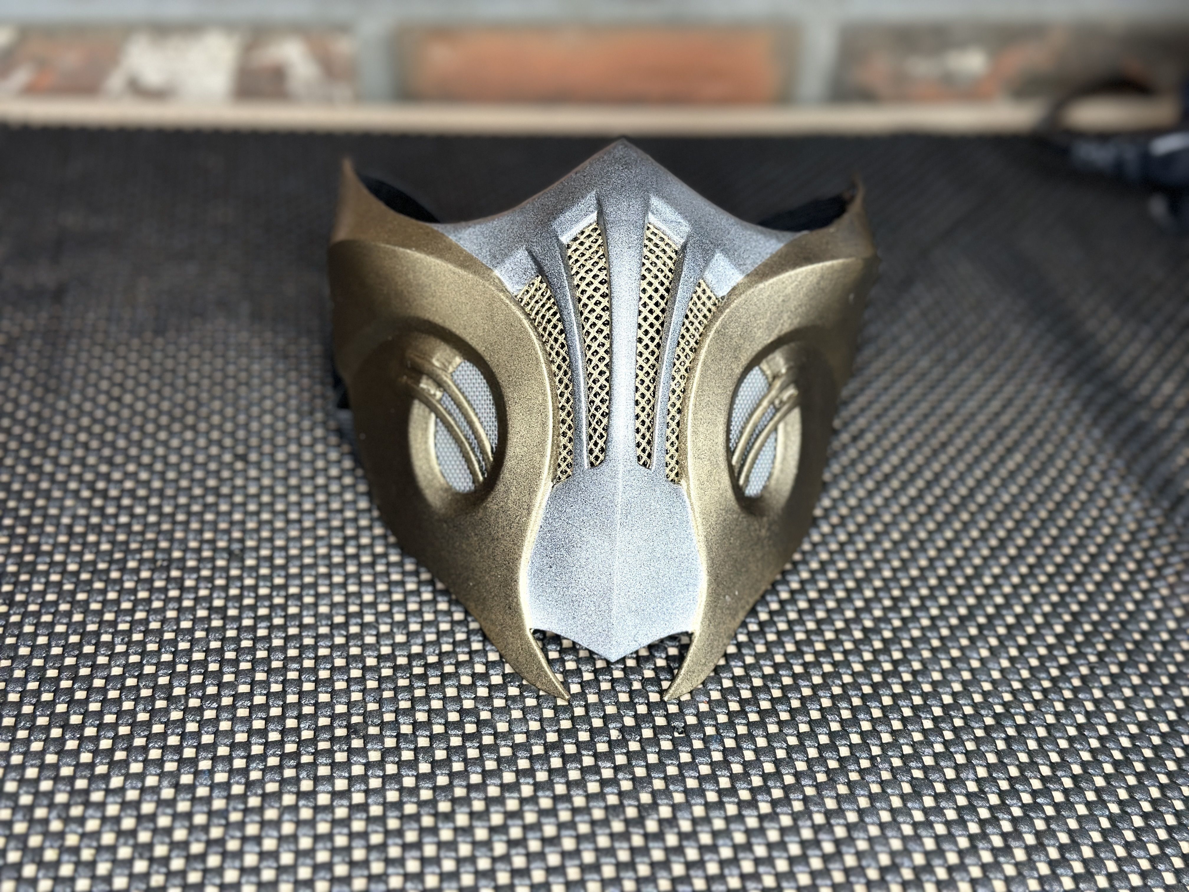 Scorpion mask from Mortal Kombat 11 - Hellfire Hassasi 3D print model_26