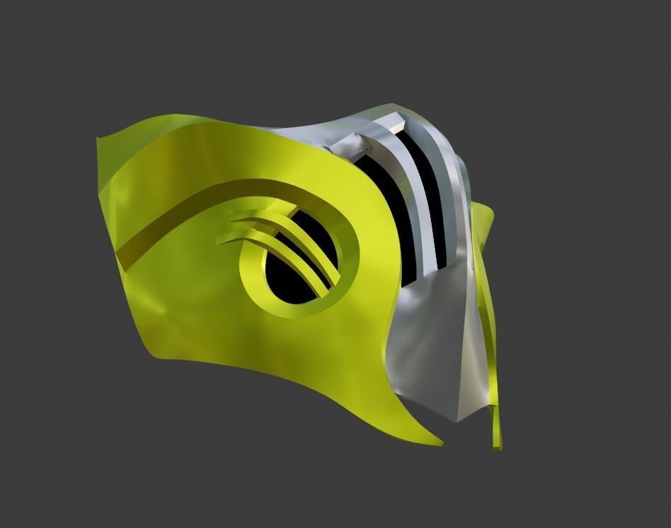 Scorpion mask from Mortal Kombat 11 - Hellfire Hassasi 3D print model_13