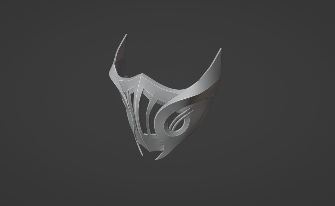 Scorpion mask from Mortal Kombat 11 - Hellfire Hassasi 3D print model_18