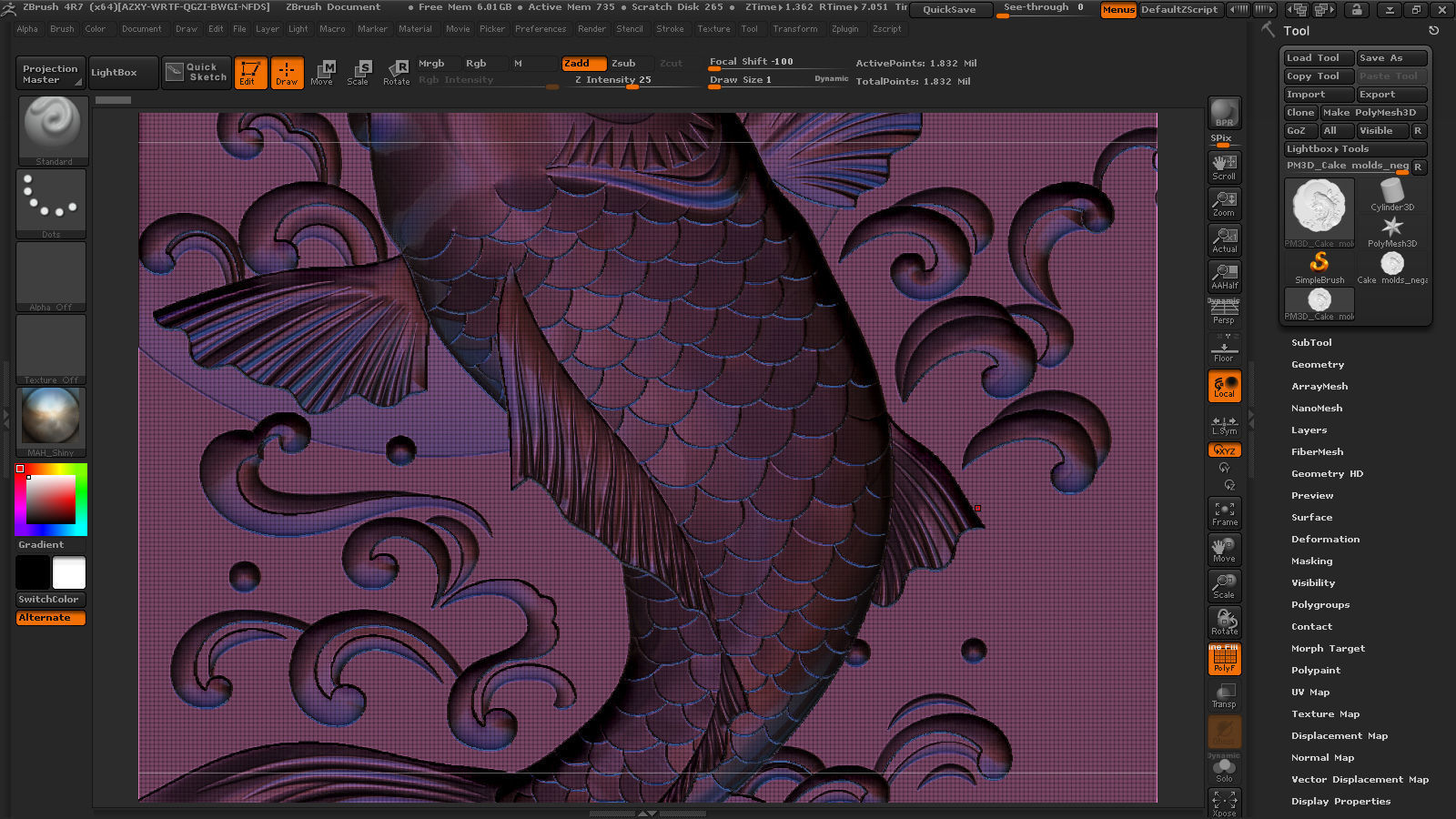 Cake and chocolate molds 3D print model_35