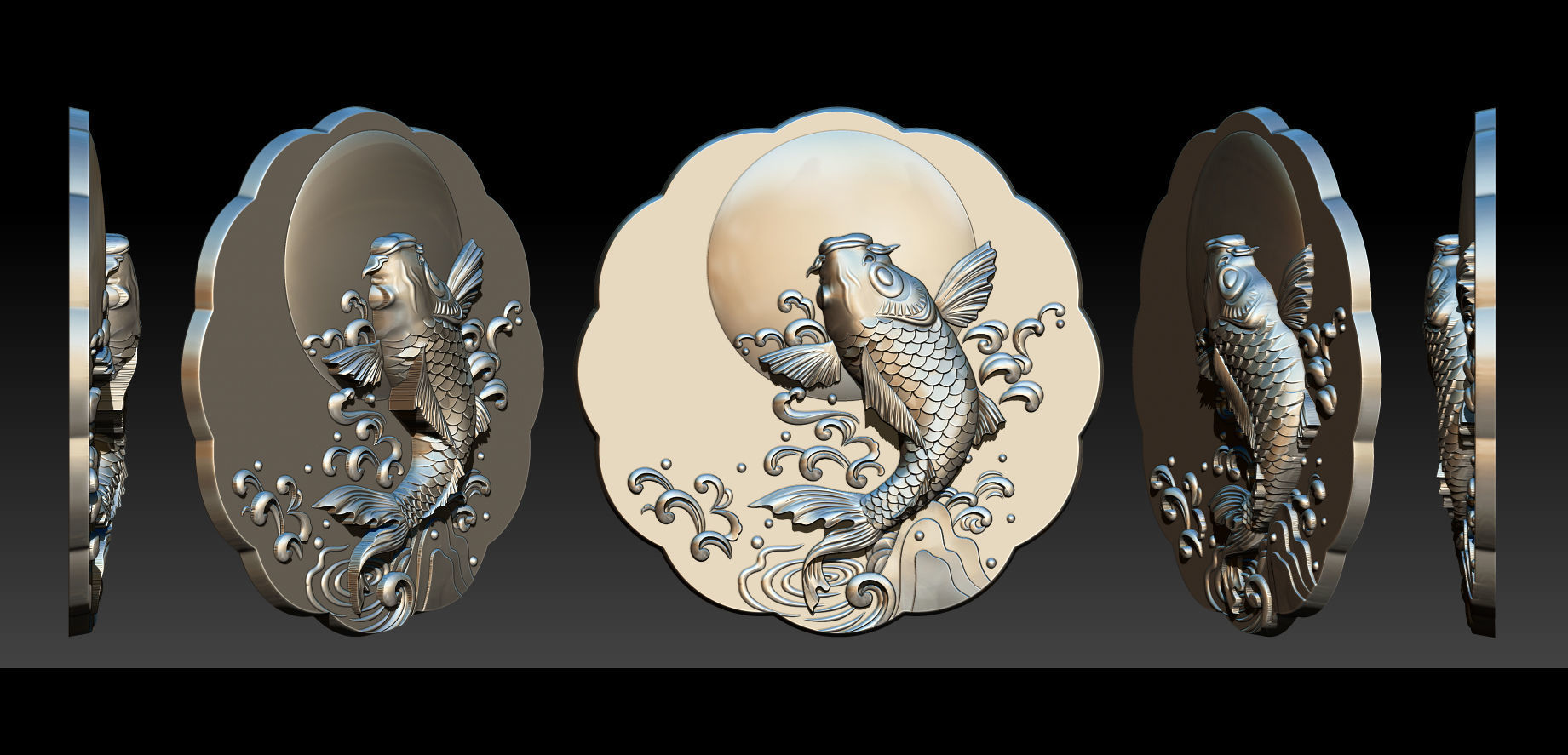 Cake and chocolate molds 3D print model_2