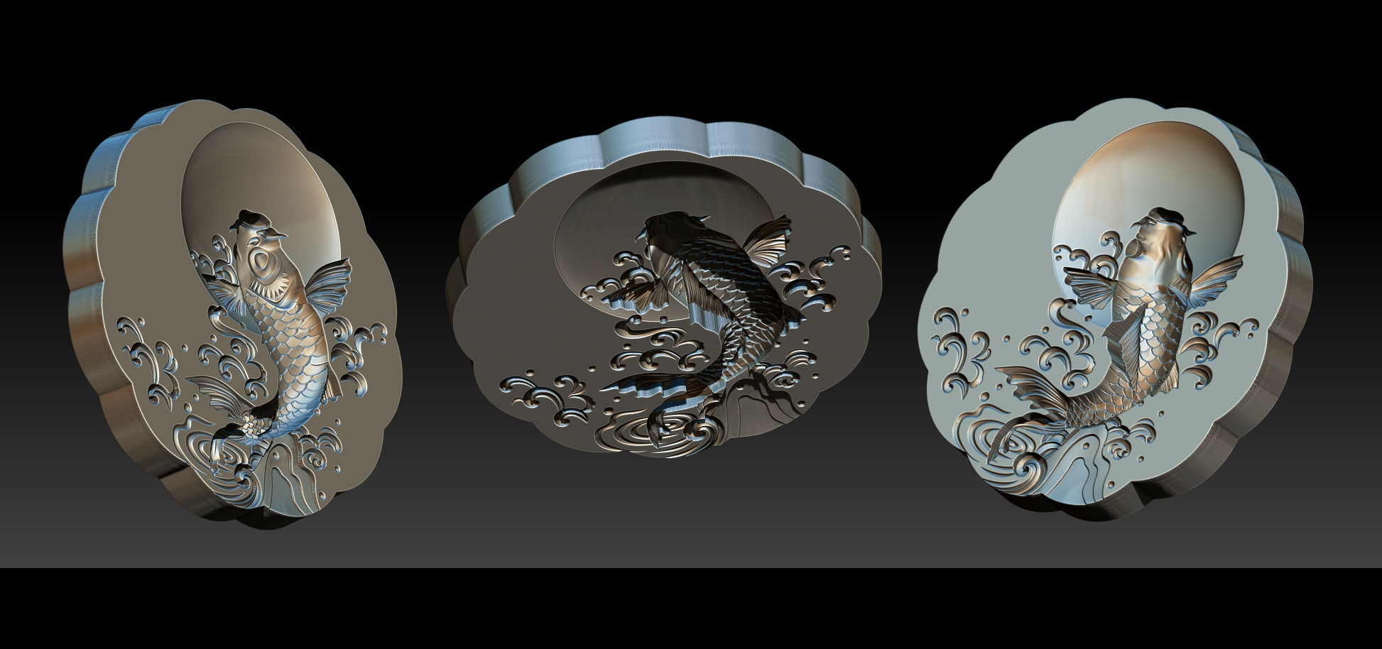 Cake and chocolate molds 3D print model_24