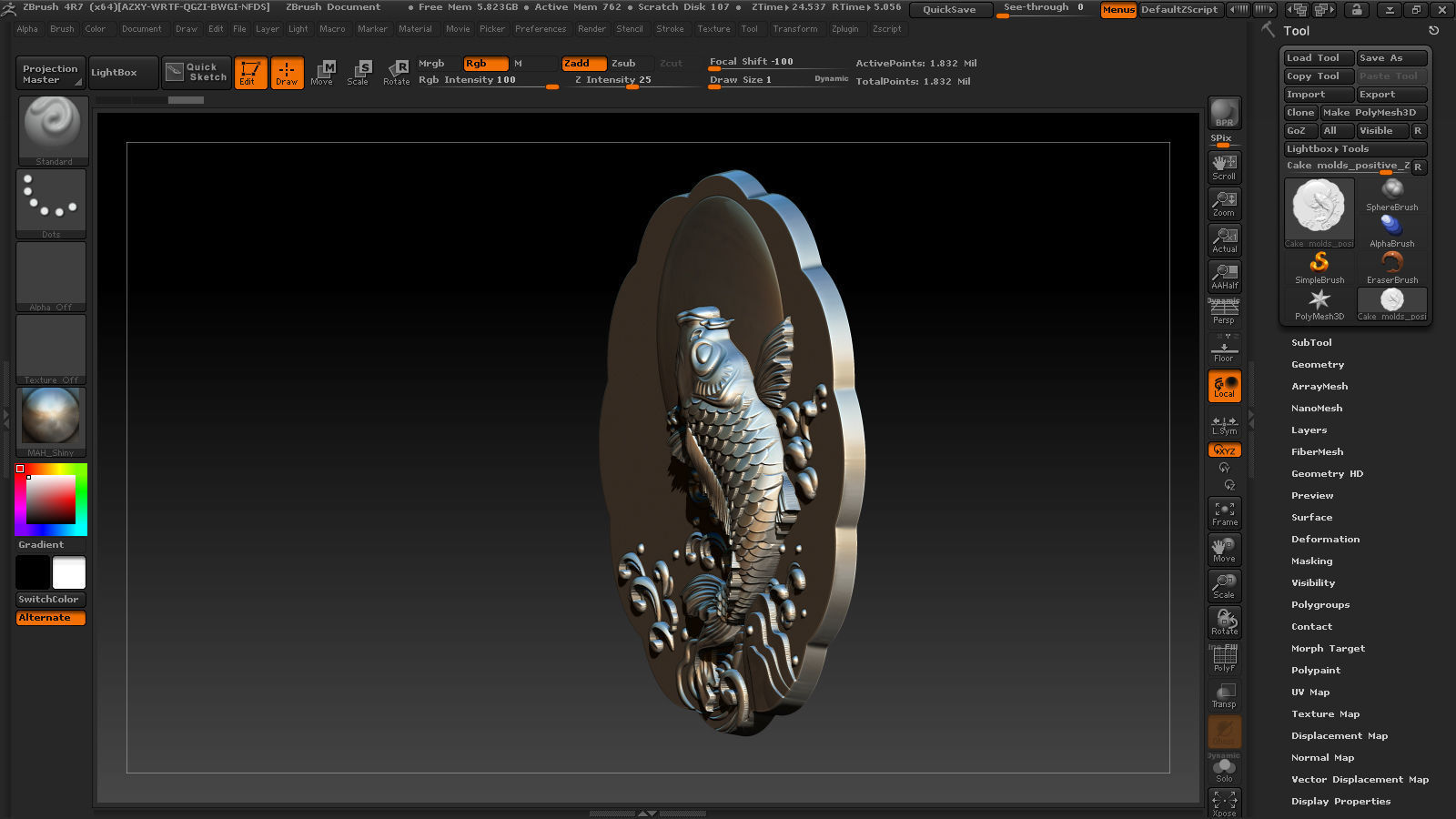 Cake and chocolate molds 3D print model_30