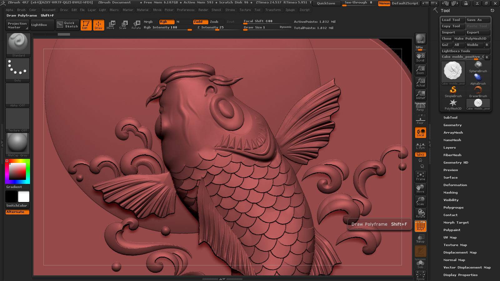 Cake and chocolate molds 3D print model_34