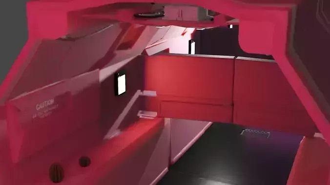Sci-Fi Interior 3D model fi interior sci