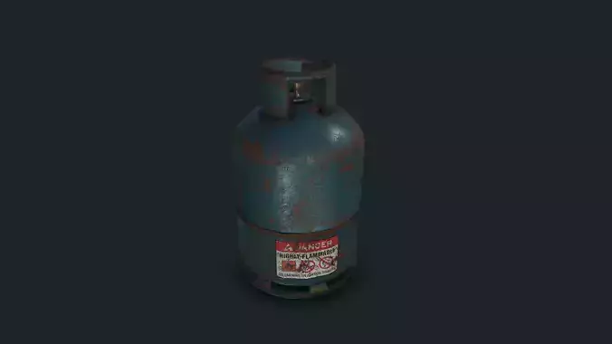 Gas bottle 3D Prop
