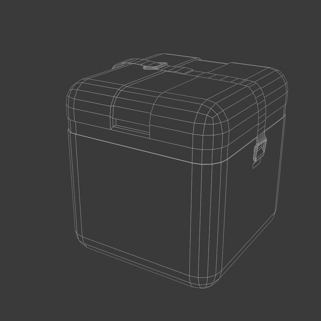 Vaccine carrier Low-poly 3D model_5