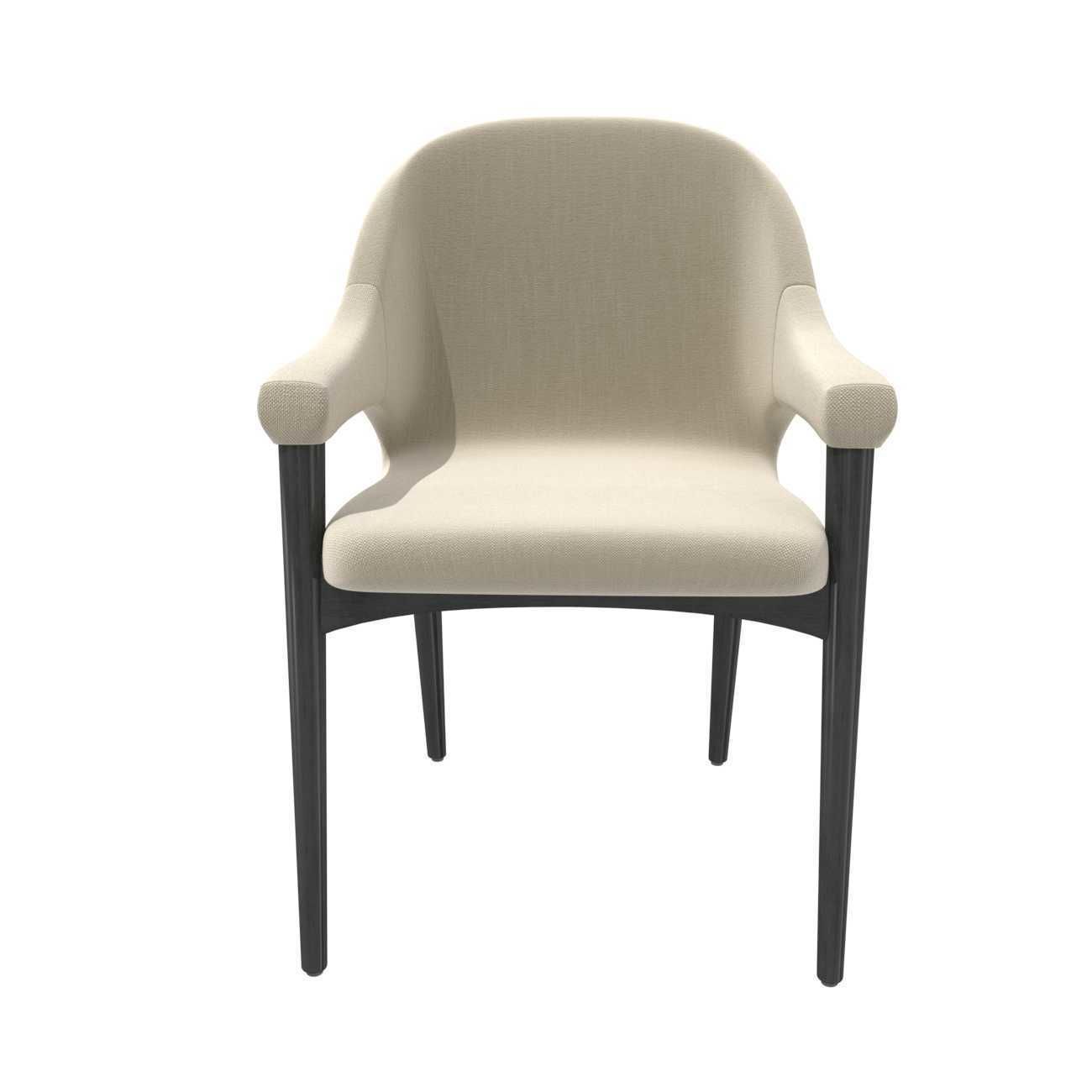 DRAPERS TABLE BY ROSE UNIACKE and custom dining armchair 3D model_6