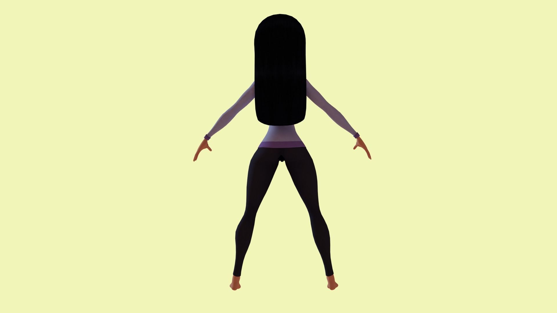 Violet Parr 3D model_2