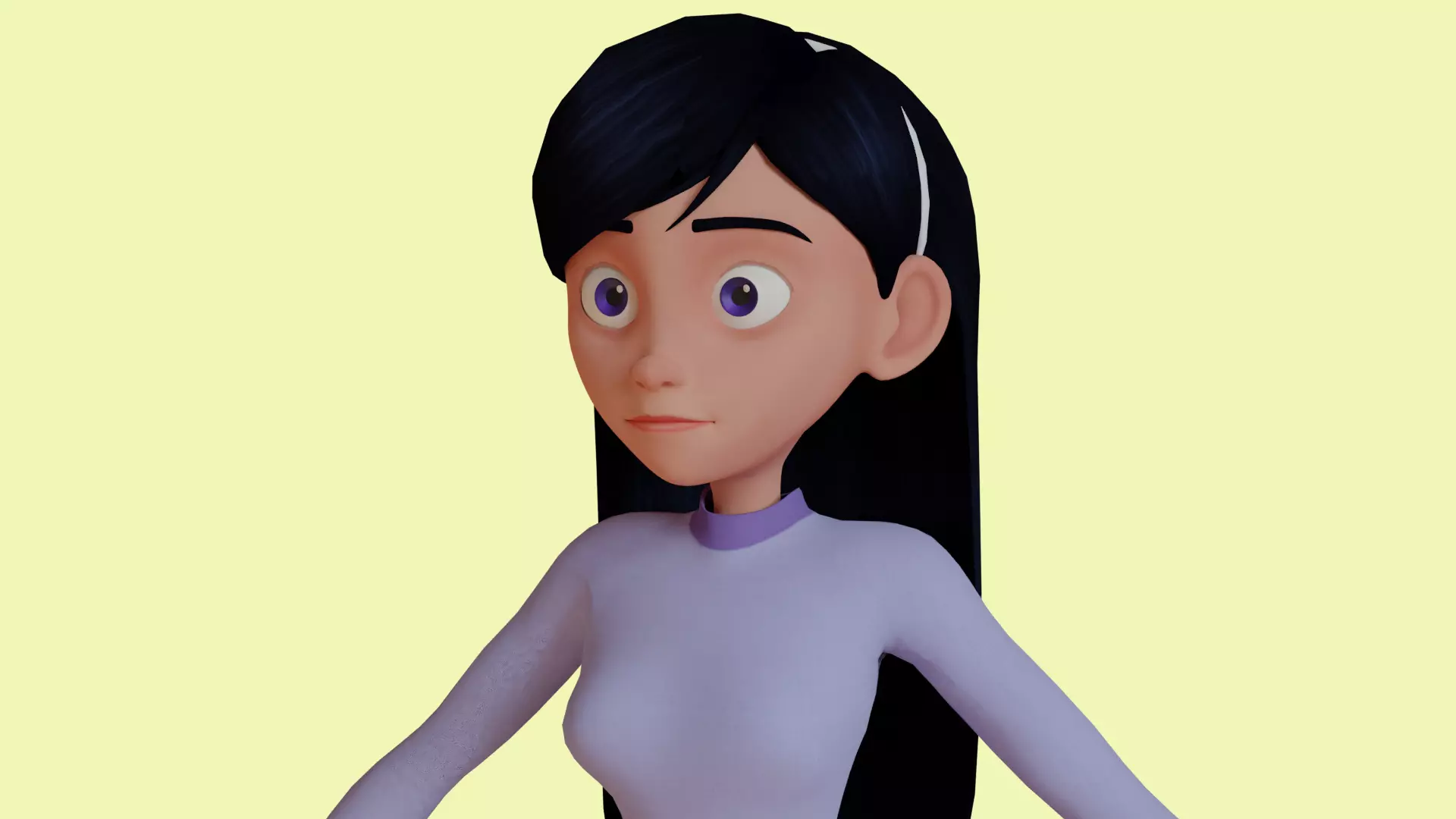 Violet Parr 3D model_0