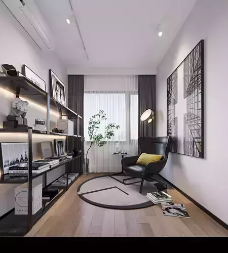 Reading Room-CORONA 3dmodel 