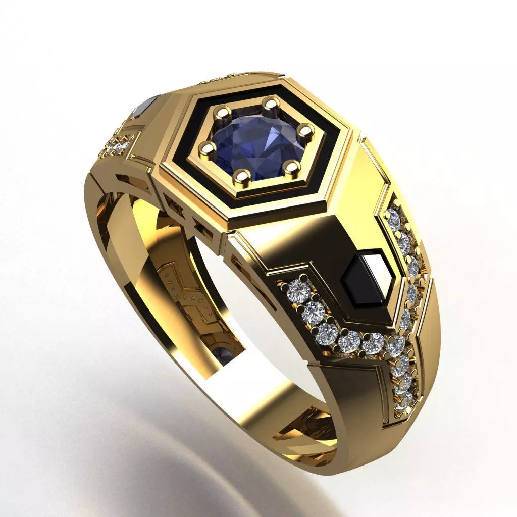 Man Ring 3D print model