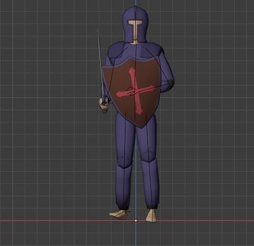 RPG Player Free low-poly 3D model