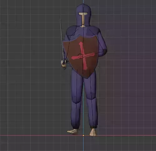 RPG Player Free low-poly 3D model