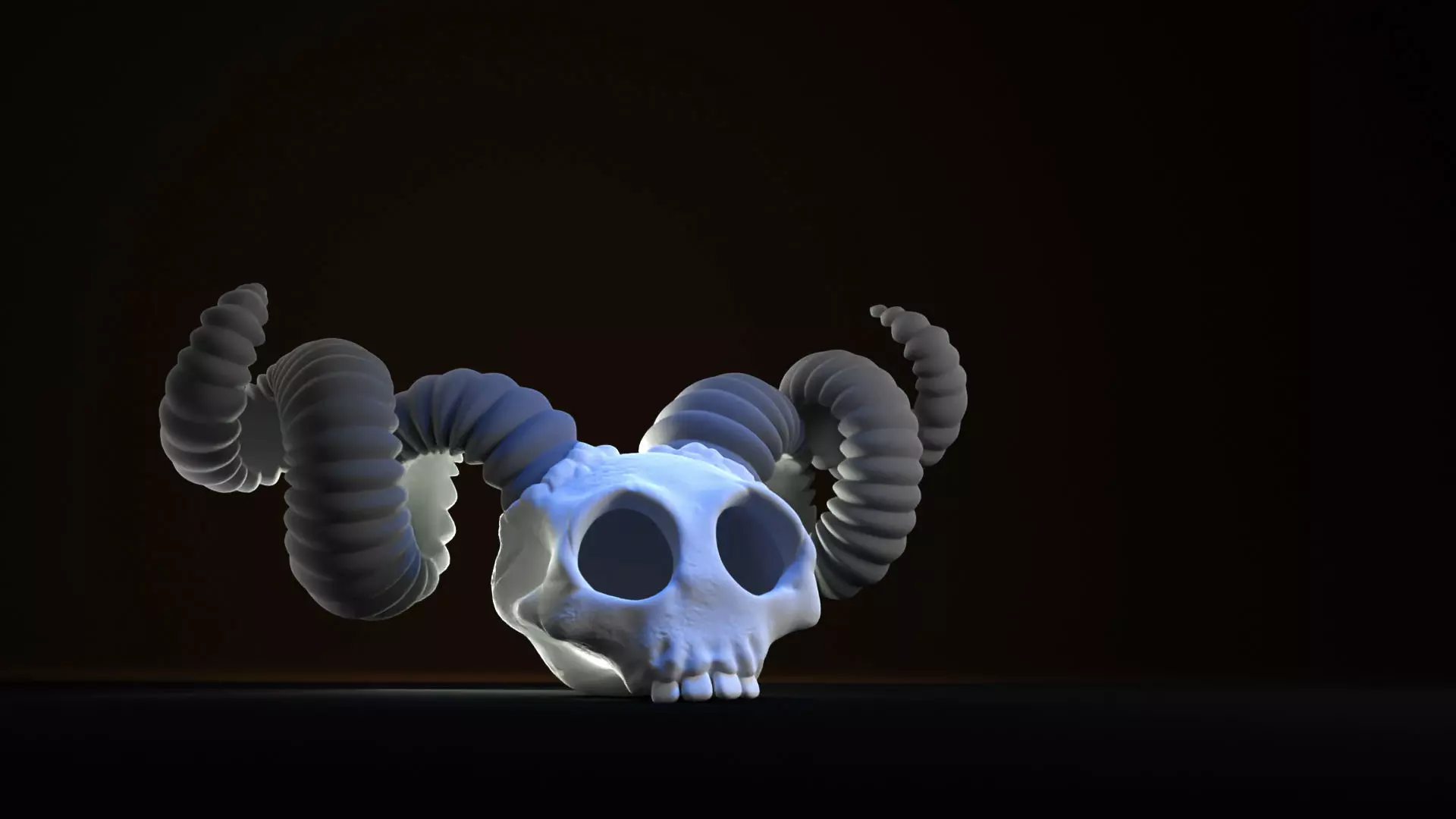 The Binding of Isaac Lamb skull 3D print model_0