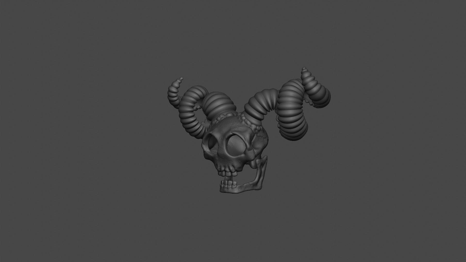 The Binding of Isaac Lamb skull 3D print model_5