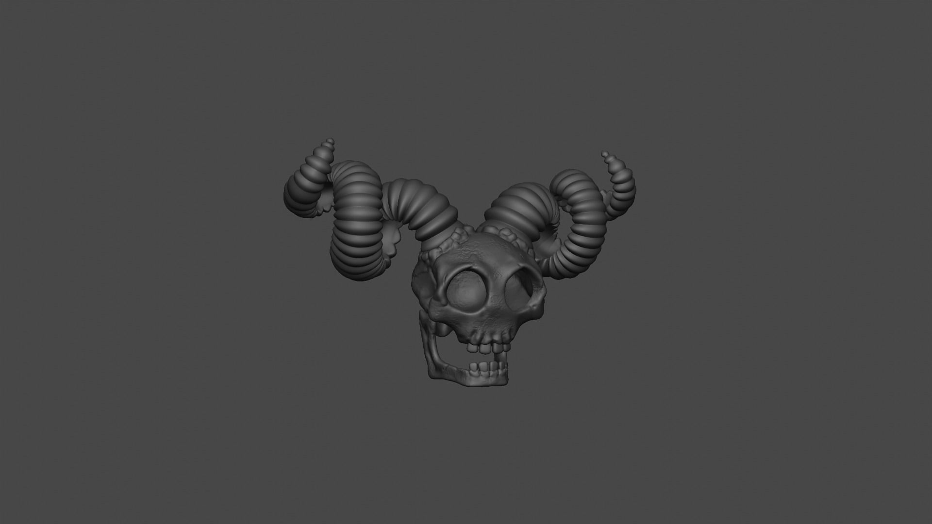 The Binding of Isaac Lamb skull 3D print model_3
