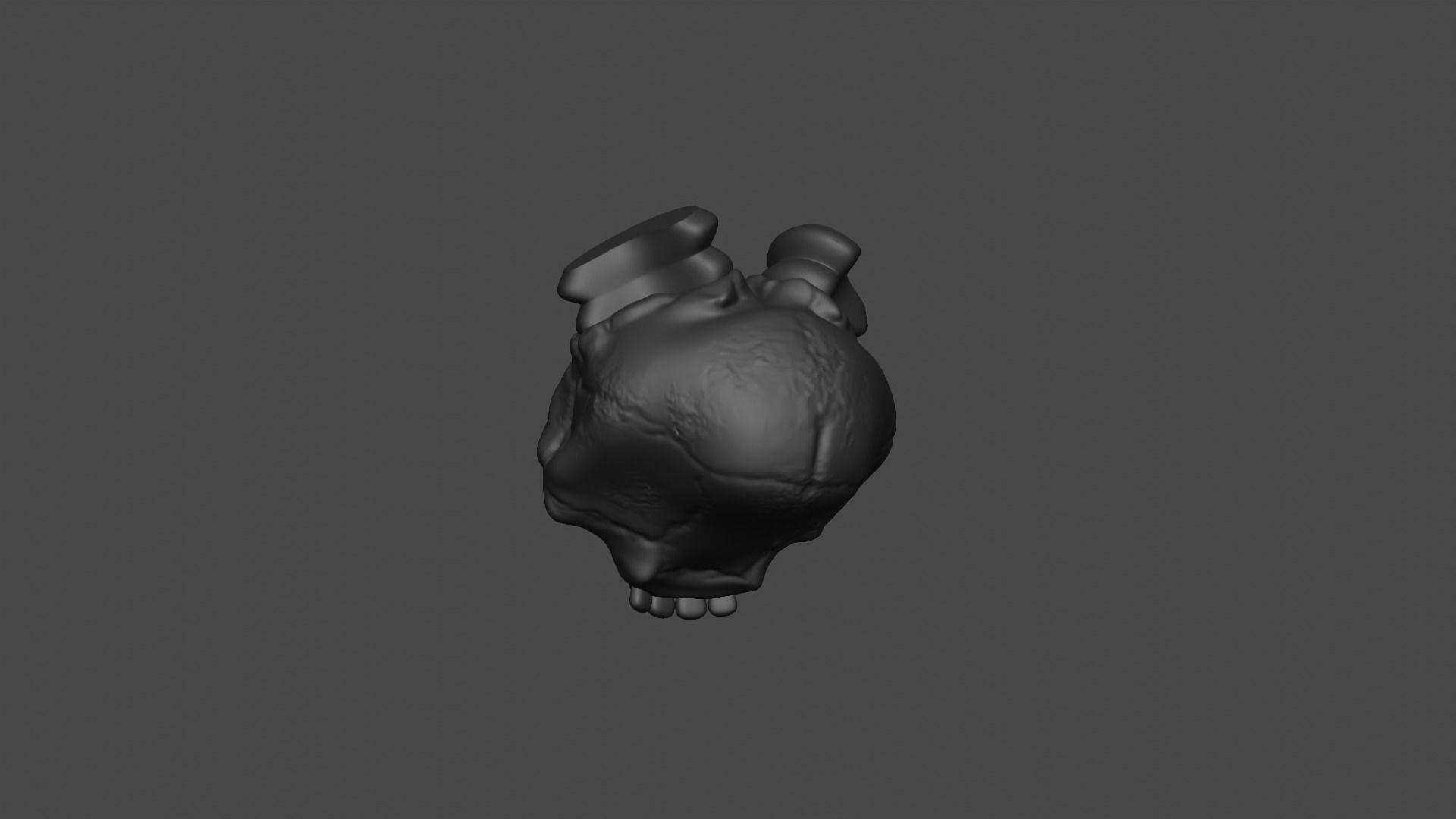 The Binding of Isaac Lamb skull 3D print model_10