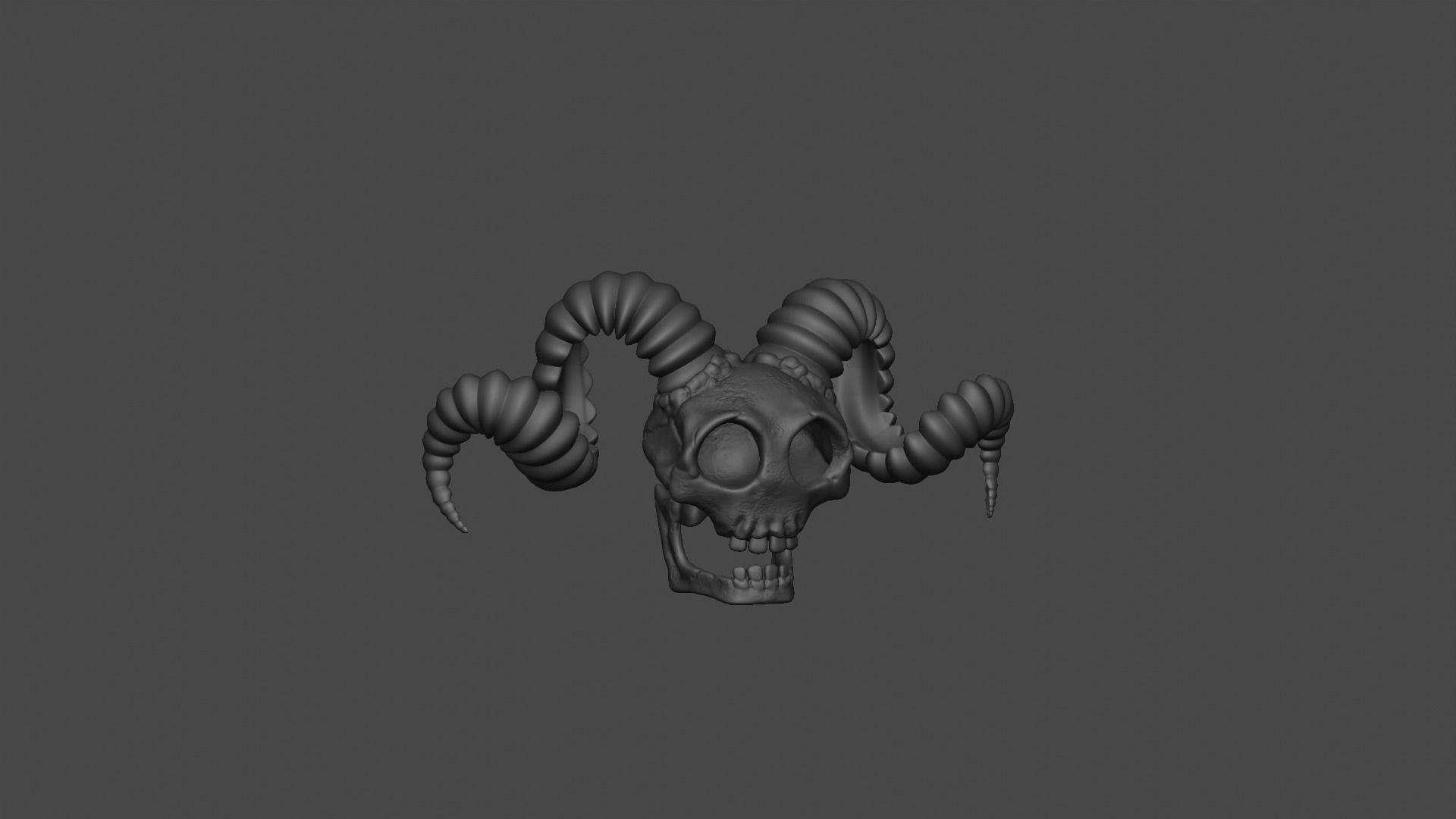 The Binding of Isaac Lamb skull 3D print model_2