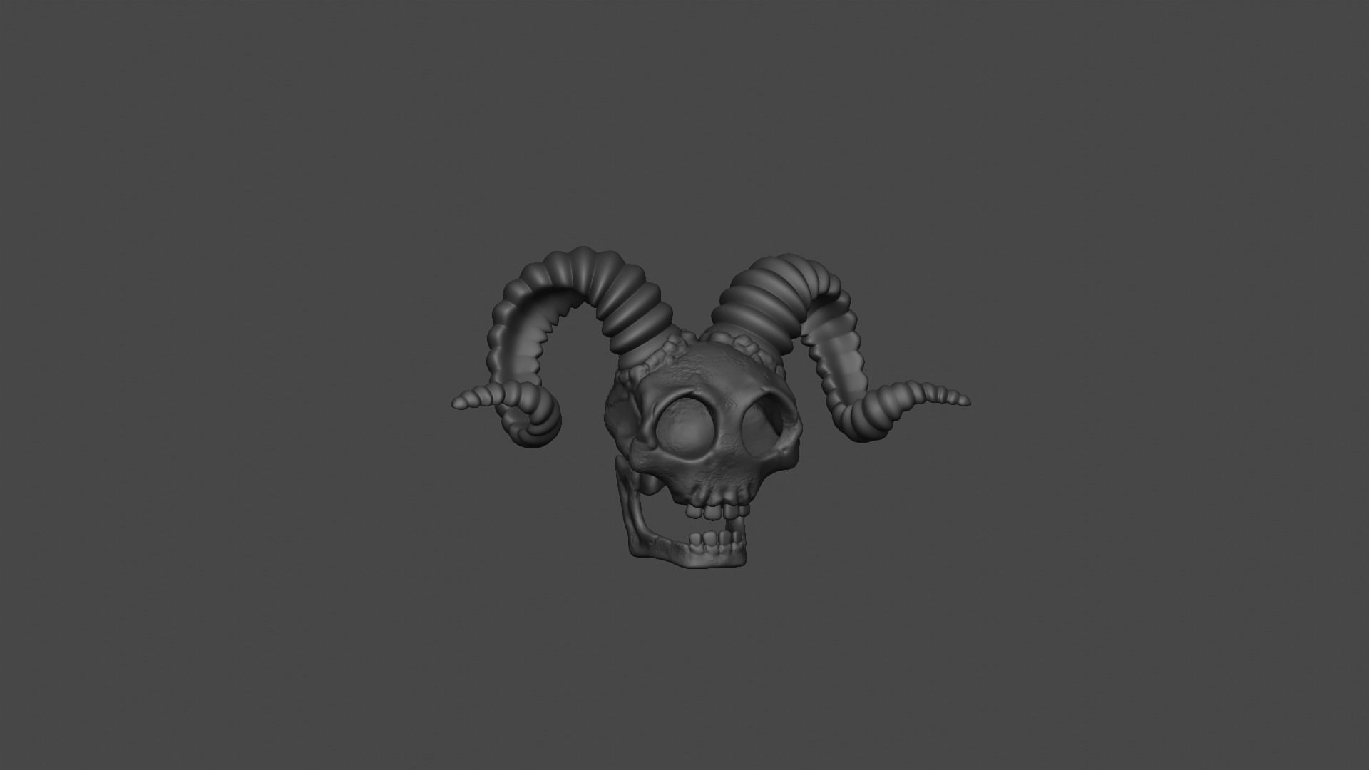 The Binding of Isaac Lamb skull 3D print model_1