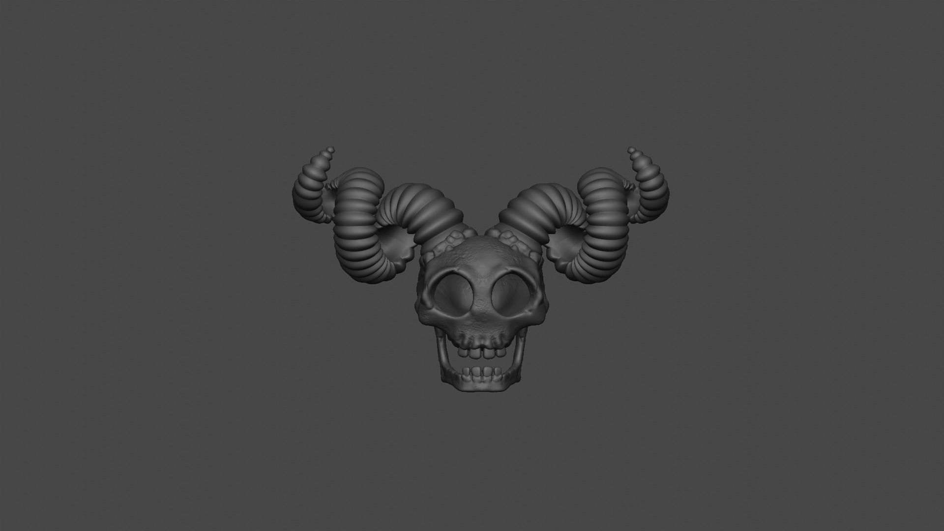 The Binding of Isaac Lamb skull 3D print model_4
