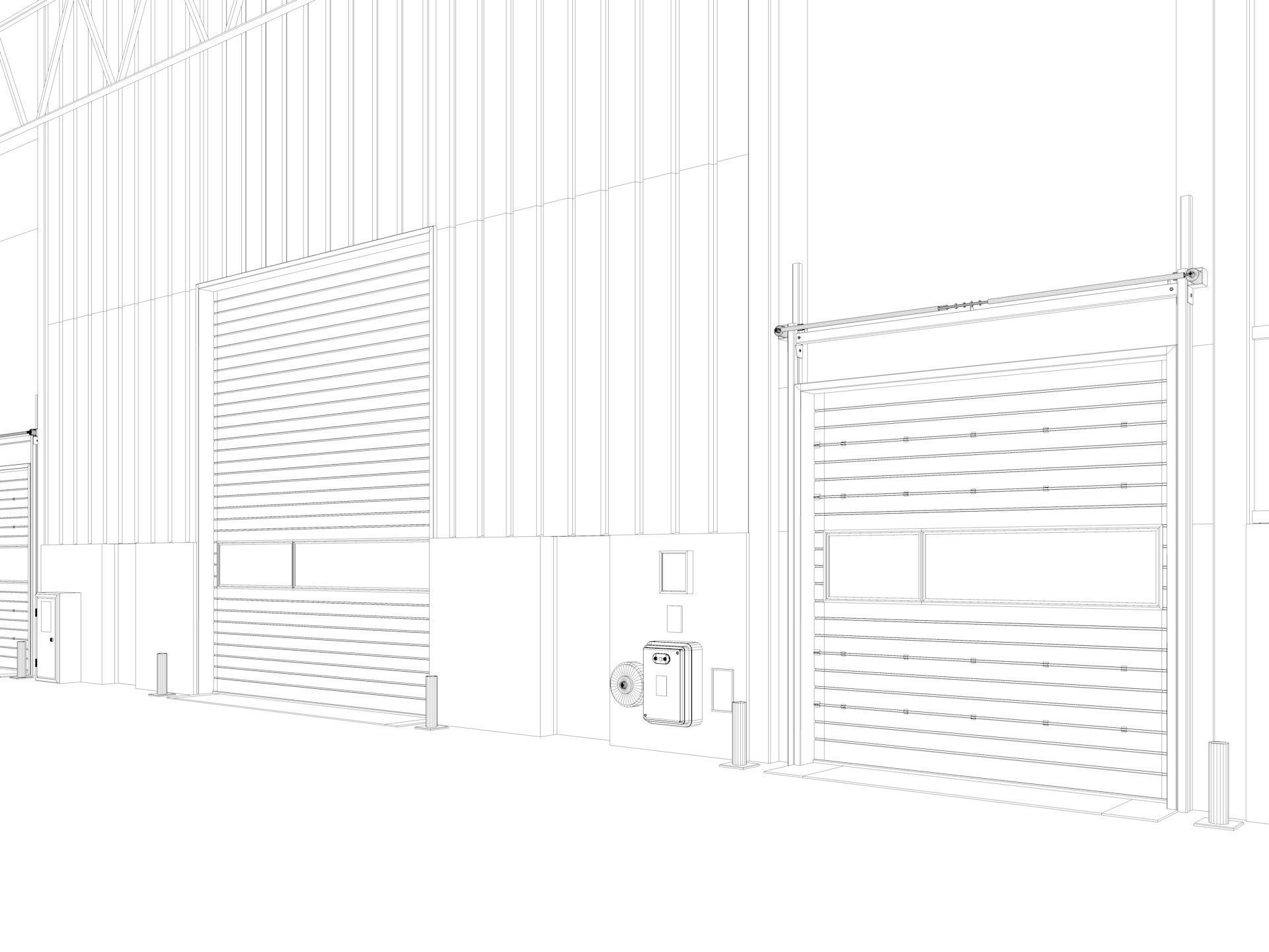 Warehouse Logistic 4 interior and exterior 3D model_18