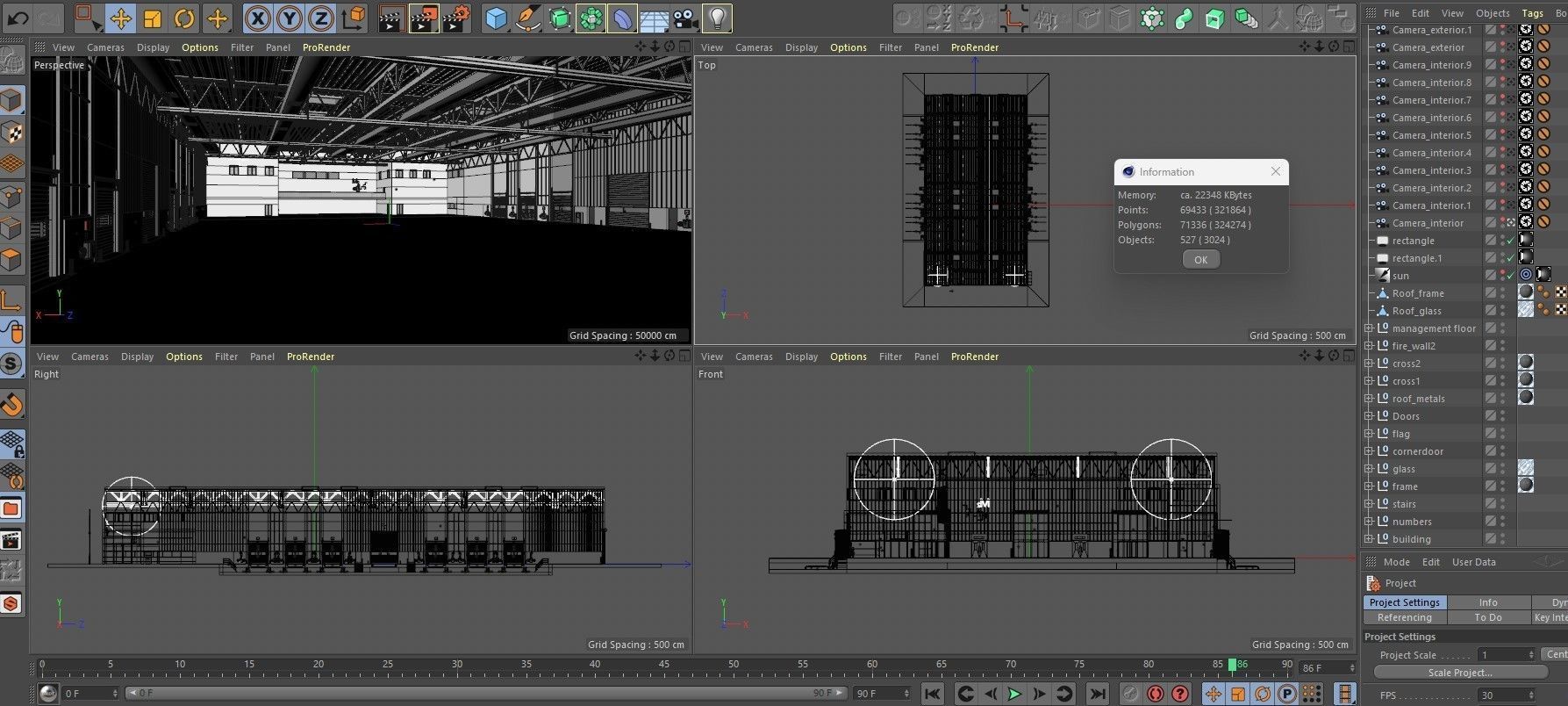 Warehouse Logistic 4 interior and exterior 3D model_28