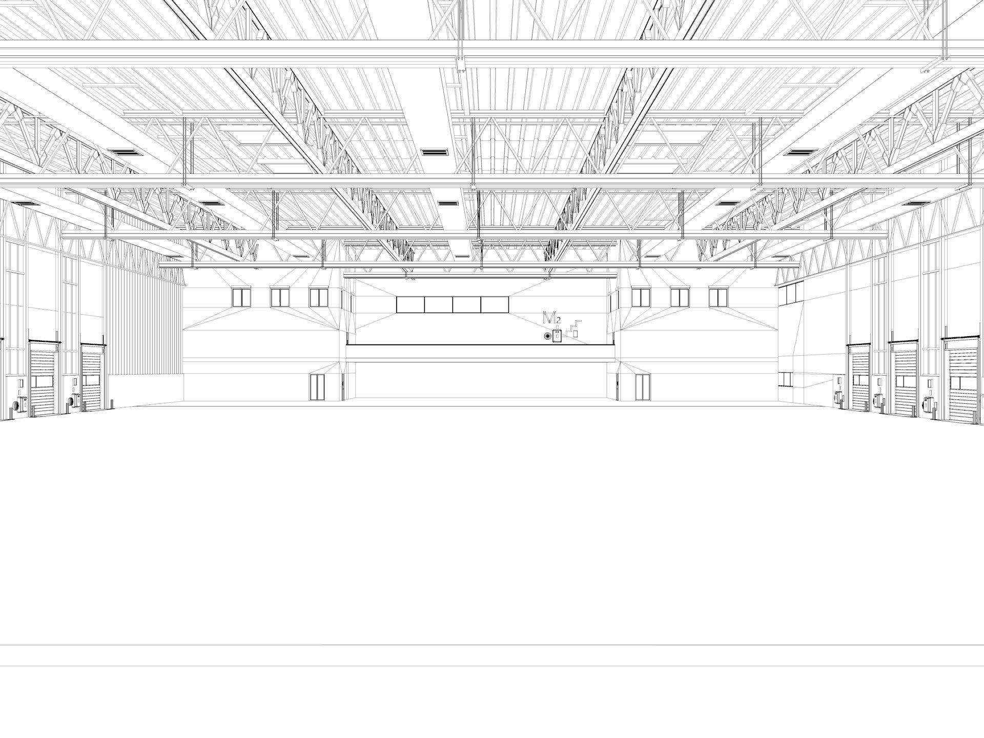 Warehouse Logistic 4 interior and exterior 3D model_20