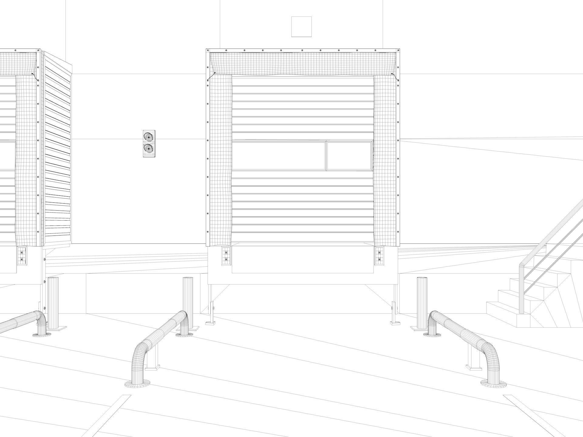 Warehouse Logistic 4 interior and exterior 3D model_23