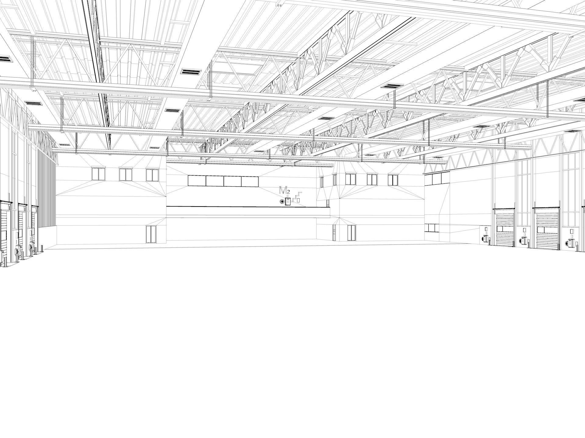 Warehouse Logistic 4 interior and exterior 3D model_14