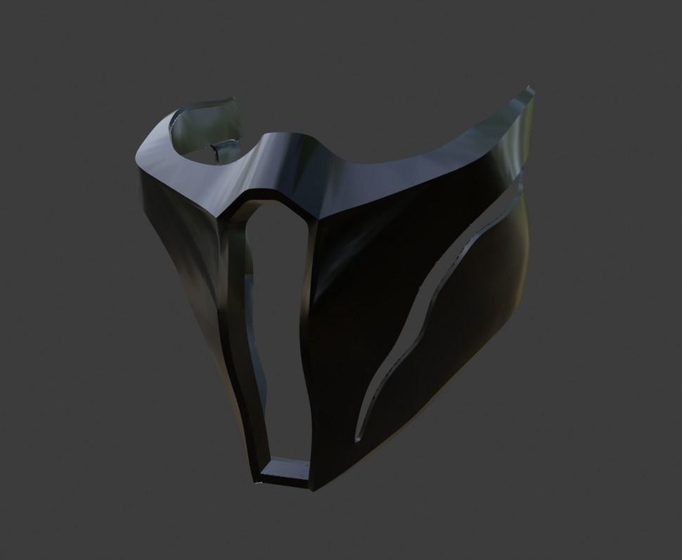 Noob Saibot mask from Mortal Kombat 11 - Shadow 3D print model_4