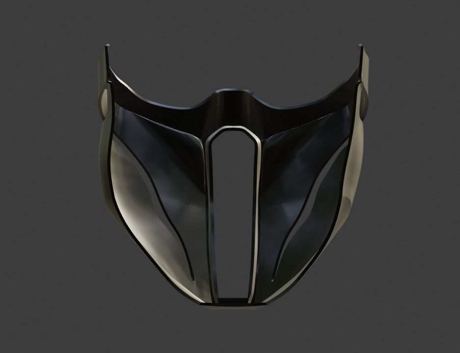 Noob Saibot mask from Mortal Kombat 11 - Shadow 3D print model_7