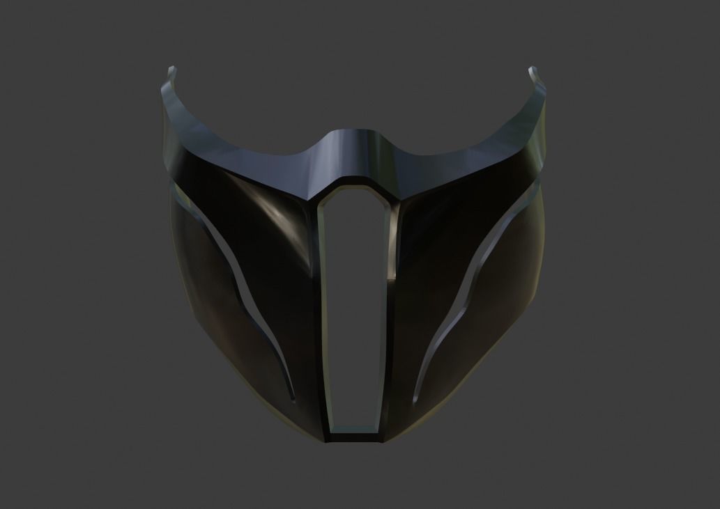 Noob Saibot mask from Mortal Kombat 11 - Shadow 3D print model_1