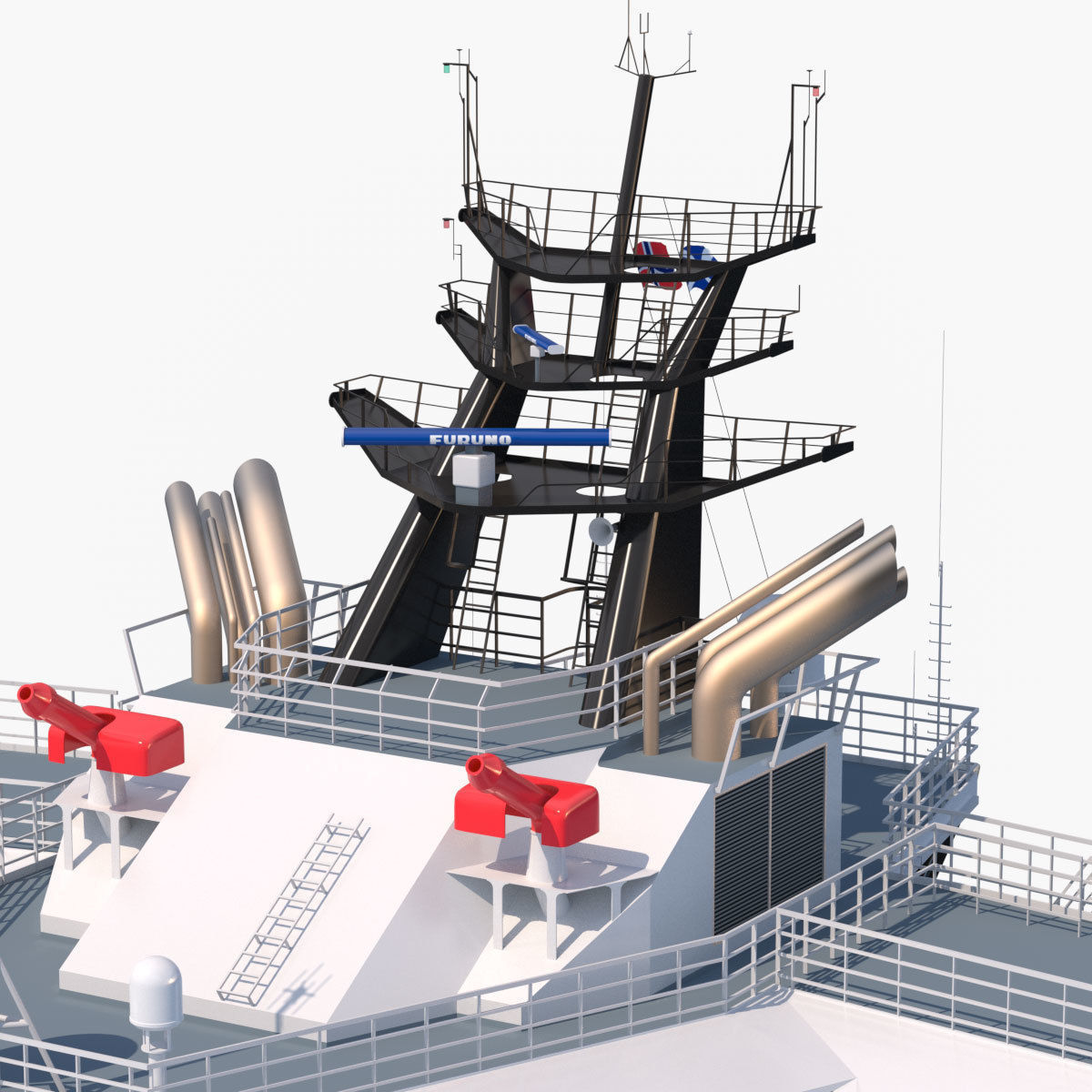Anchor Handling Tug Supply Vessel BOURBON ARCTIC 3D model_6