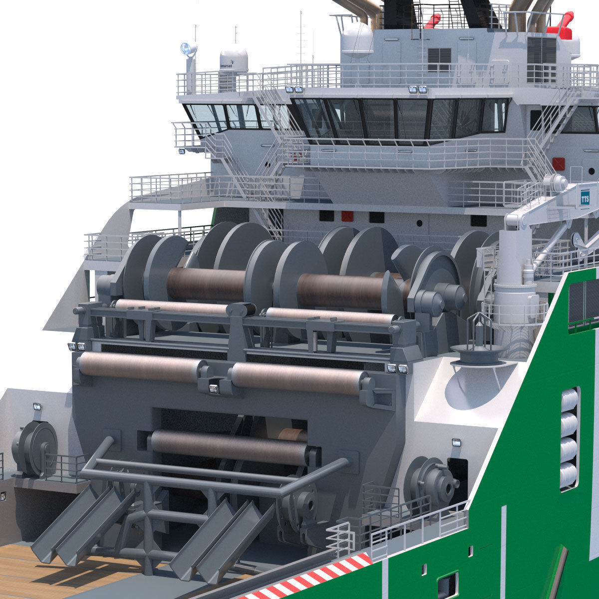 Anchor Handling Tug Supply Vessel BOURBON ARCTIC 3D model_10