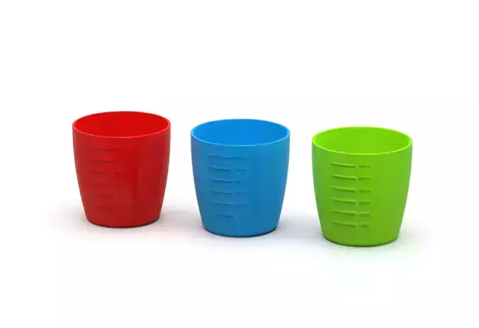 Water Measuring Cup 3D print model