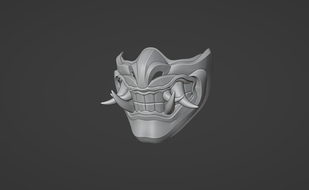 Sub Zero mask from Mortal Kombat 11 - Grand Icy Master 3D print model_14