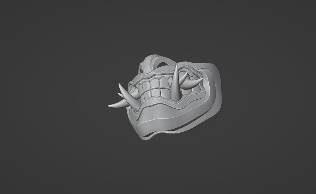 Sub Zero mask from Mortal Kombat 11 - Grand Icy Master 3D print model_9