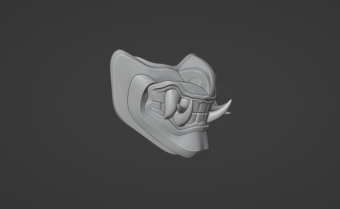 Sub Zero mask from Mortal Kombat 11 - Grand Icy Master 3D print model_10