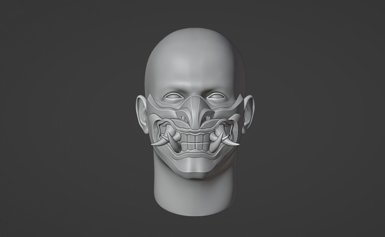 Sub Zero mask from Mortal Kombat 11 - Grand Icy Master 3D print model_1