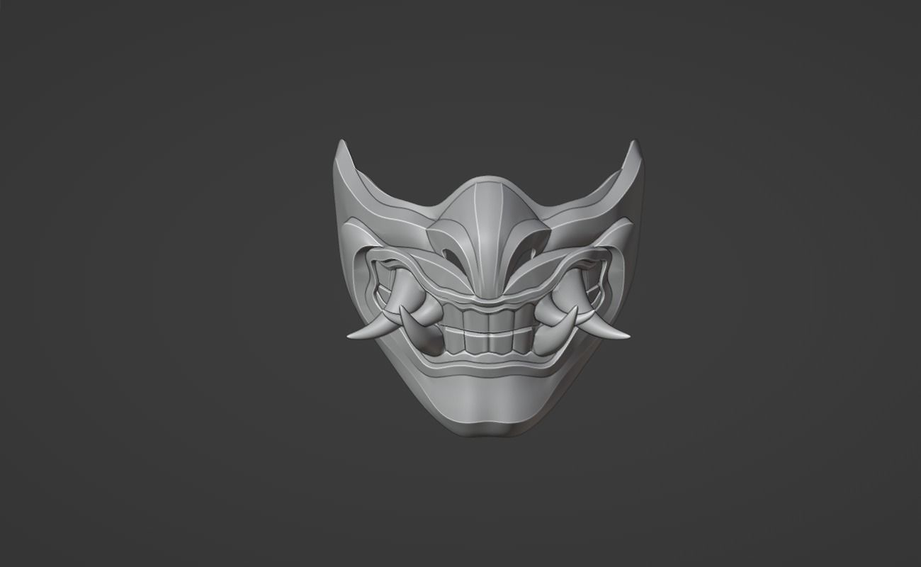 Sub Zero mask from Mortal Kombat 11 - Grand Icy Master 3D print model_12