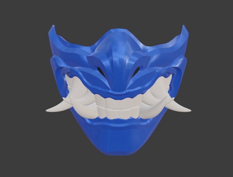 Sub Zero mask from Mortal Kombat 11 - Grand Icy Master 3D print model_23