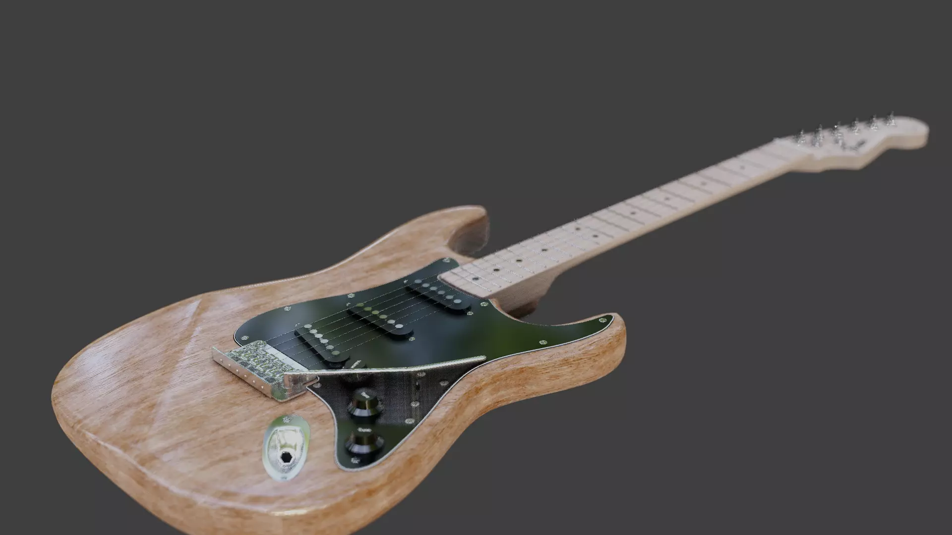 Fender Stratocaster 3D model_0