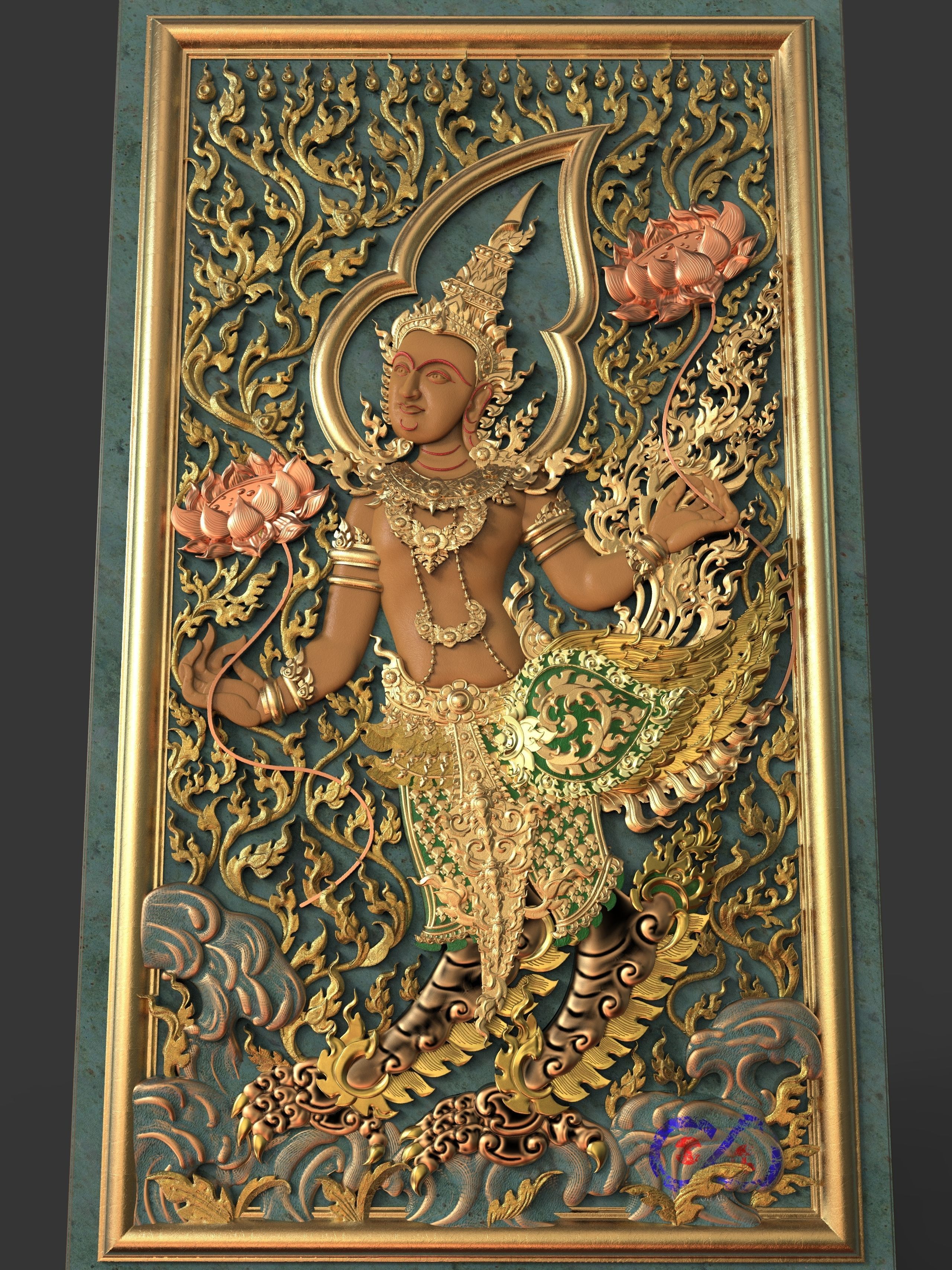 The Kinaree In Forrnce For Door or Windows For CNC 3D print model_4